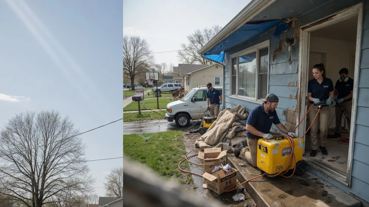 Basement Flood Cleanup in Frankfort, IN near me